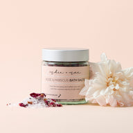 Indie + Mae Bath Salts - Rose & Hibiscus | 120ml