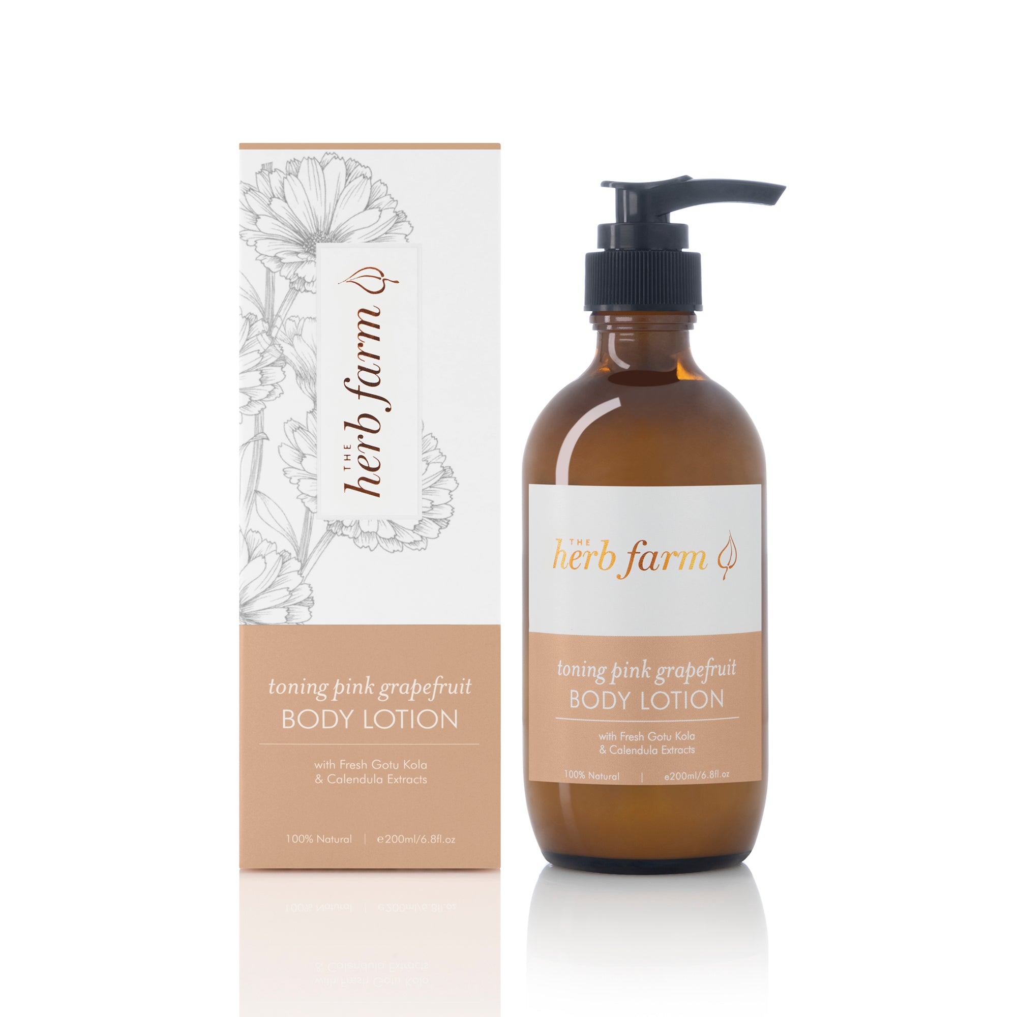 Toning Pink Grapefruit Body Lotion | The Herb Farm NZ | 100